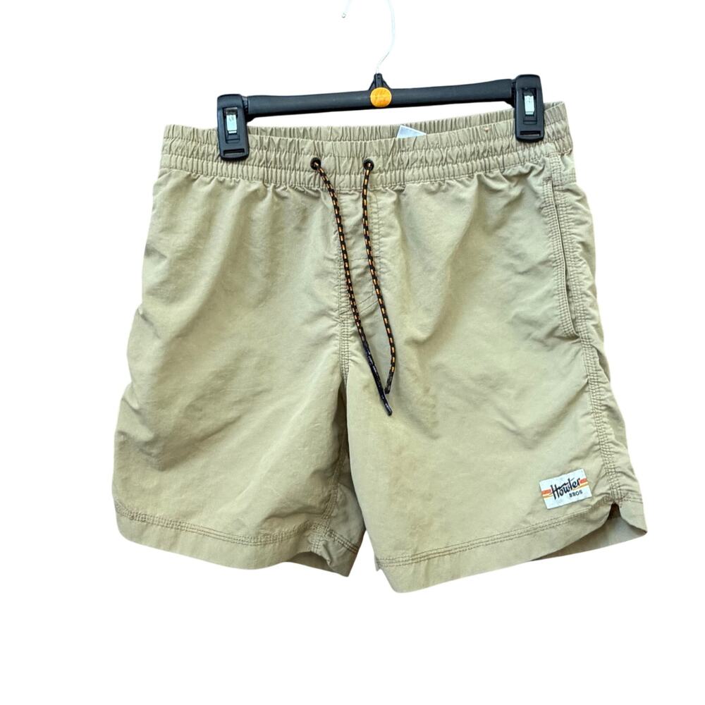 Howler Bros Hybrid Tan Khaki Shorts Pull On Casual Size Small Lightweight